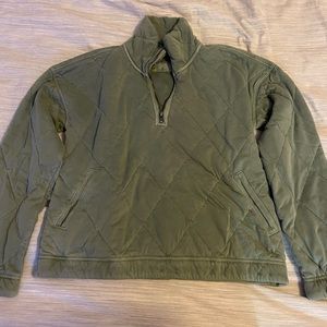 Abercrombie XS green pullover